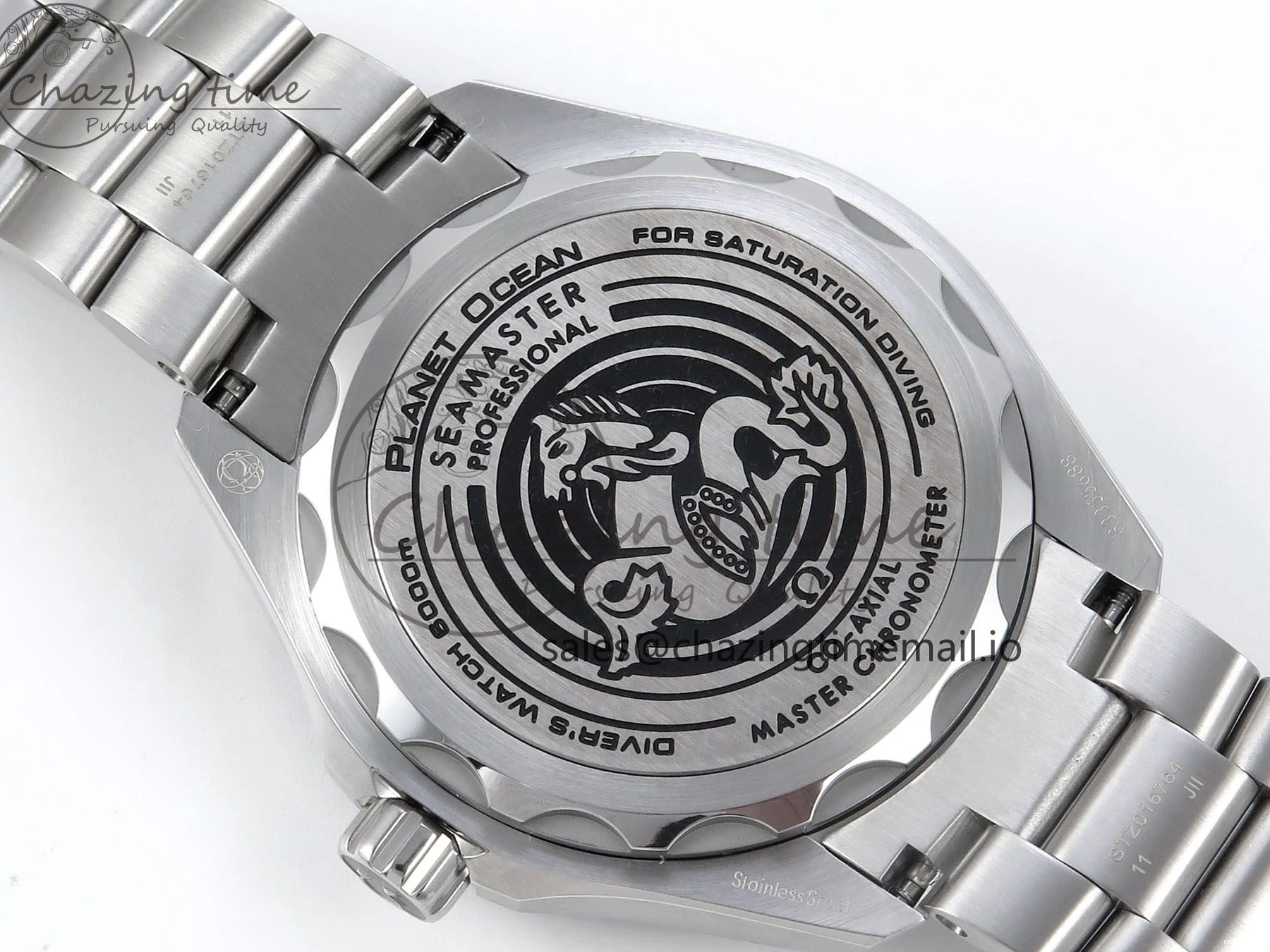 0408 Seamaster 6000M Ultra Deep SS VRF 1:1 Best Edition Gray Dial Orange Bezel on SS Bracelet A8912 Super Clone NewStyle 7687